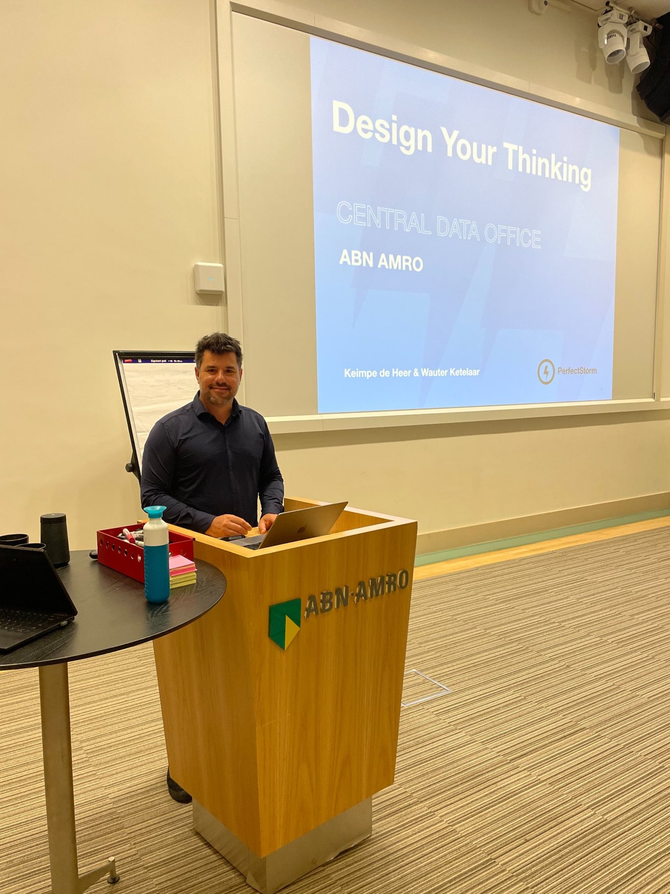 Design Your Thinking presentatie bij ABN AMRO