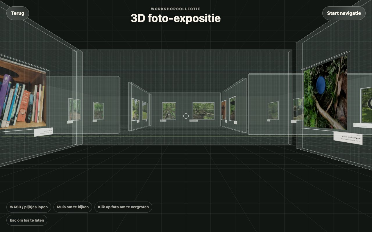 Voorbeeld van de 3D foto-expositie